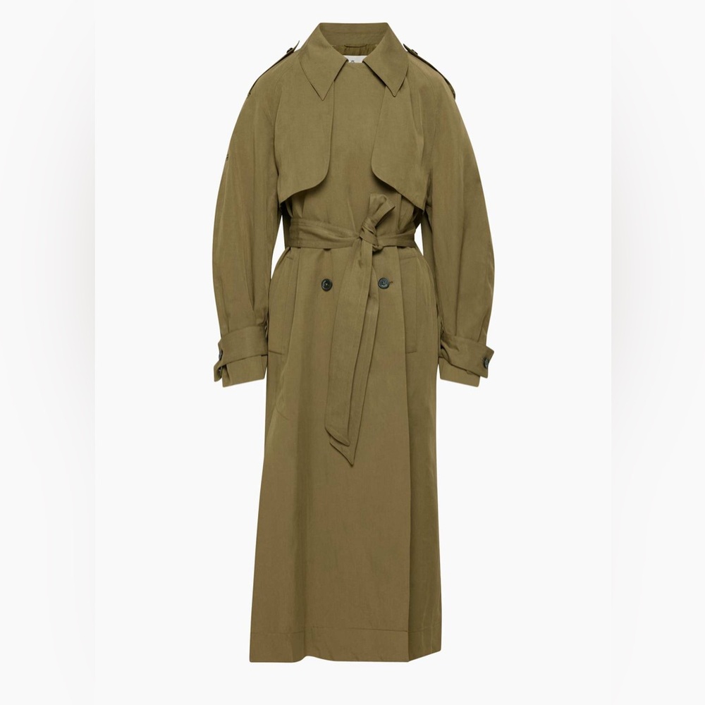 Aritzia Babaton Atticus Trench Coat - Olivewood Brown